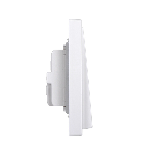 Module Nút nhấn nhả công tắc đơn màu trắng Simon I7 701011F mặt vuông