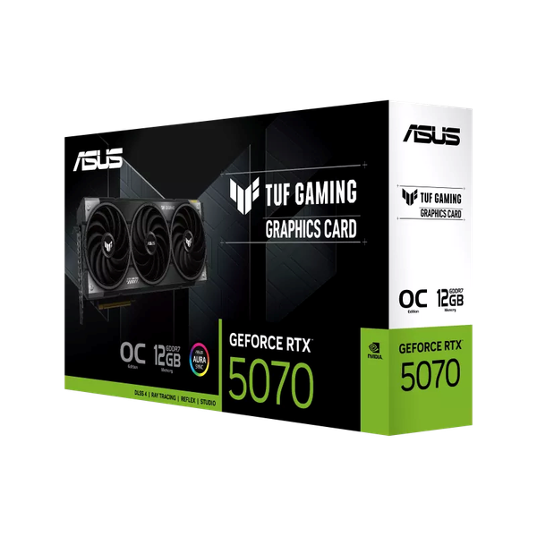 ASUS TUF Gaming GeForce RTX™ 5070 12GB GDDR7 OC Edition: Bền bỉ, Hiệu ...