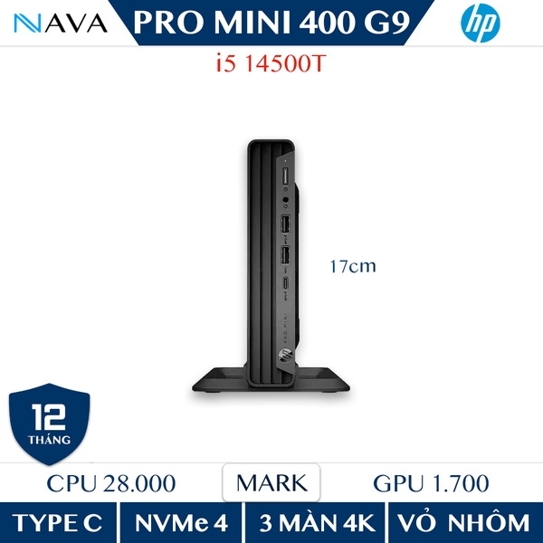 Like new Mini PC HP Pro 400 G9 Intel Core i5 14500T UHD 770