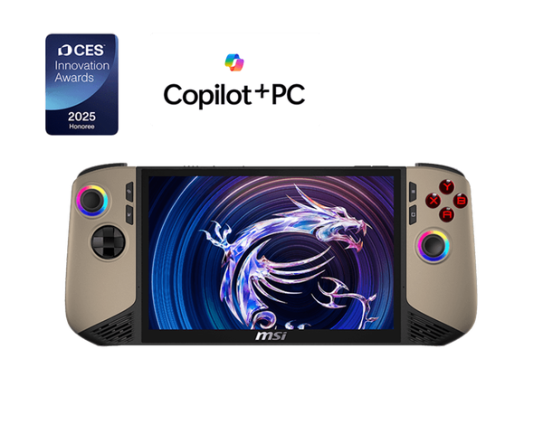 Máy chơi game cầm tay MSI Claw 8 AI+ A2VM-079VN | CPU Ultra 7-258V | RAM 32GB LPDDR5x | SSD 1TB PCIe | VGA Onboard | 8.0 FHD+ IPS, Touch cảm ứng, 100% sRGB & 120Hz | Win11