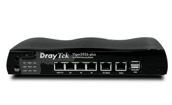 Thiết bị cân bằng tải Draytek Vigor V2926 Plus (2 cổng WAN/ Dưới 100 User)