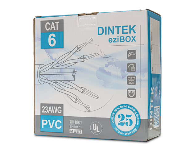 Cable Mạng DINTEK CAT.6 UTP 100m (1101-04063)