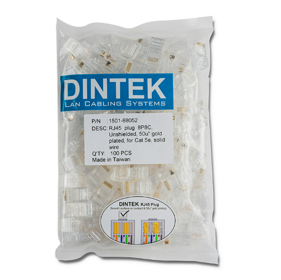 Đầu mạng RJ45 DINTEK PowerPRO Cat.5e UTP (1501-88052)