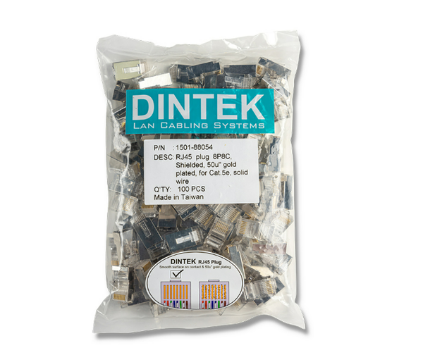 Đầu mạng RJ45 DINTEK FTP Cat.5e chống nhiễu (1501-88054)