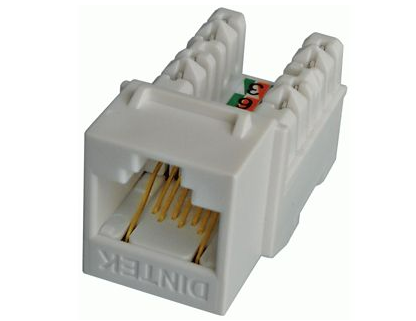 DINTEK Modular Jack Cat.6 dạng ngang E-Jack (1305-04017)