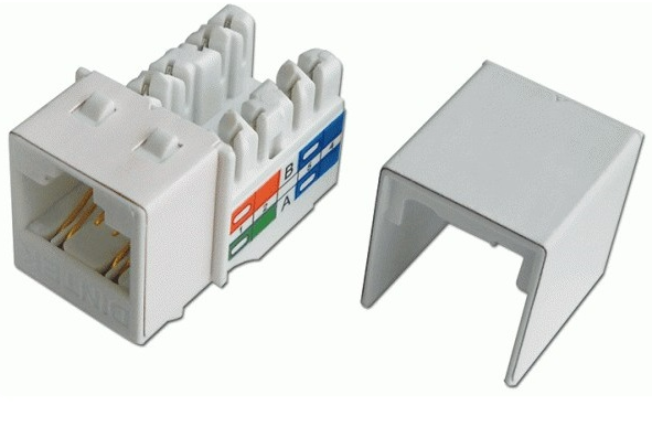 Modular Jack CAT.6A Keystone Jack Dintek (1305-05001)