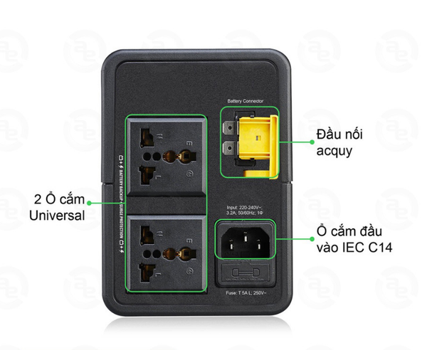 Bộ Lưu Điện UPS Line Interactive APC Easy BVX700LUI-MS (360W-700VA)