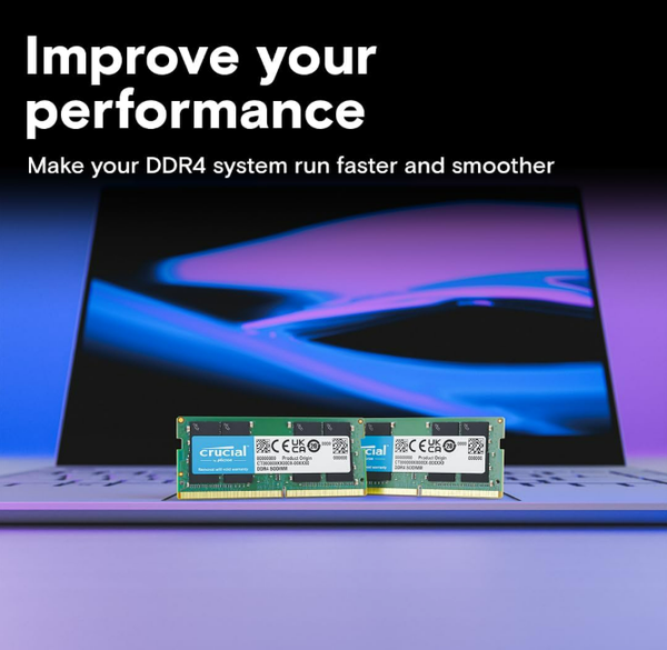 RAM Laptop DDR4 Crucial 8GB Bus 3200 SODIMM (CT8G4SFS832A)