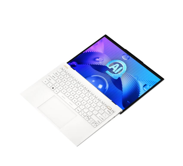 Laptop MSI Prestige 13 AI Evo (A1MG-240VN) (Ultra 5-125H/32G RAM/512SSD/13.3 inch OLED 2.8K/FP/Win11 SL/Trắng/Vỏ nhôm/TÚI)
