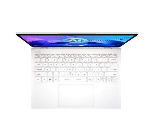 Laptop MSI Prestige 13 AI Evo (A1MG-240VN) (Ultra 5-125H/32G RAM/512SSD/13.3 inch OLED 2.8K/FP/Win11 SL/Trắng/Vỏ nhôm/TÚI)