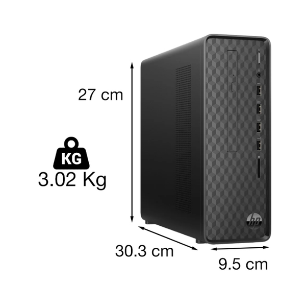 PC HP S01-pF4010d (AZ0F6PA) (i5-14400(10*2.5)/8GD4/512GSSD/WL/BT/KB/M/W11SL/ĐEN)