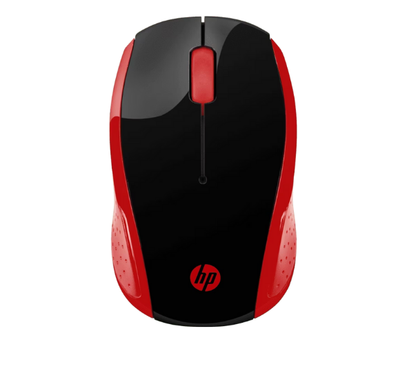 Chuột văn phòng không dây HP 200 màu Đỏ (2HU82AA)