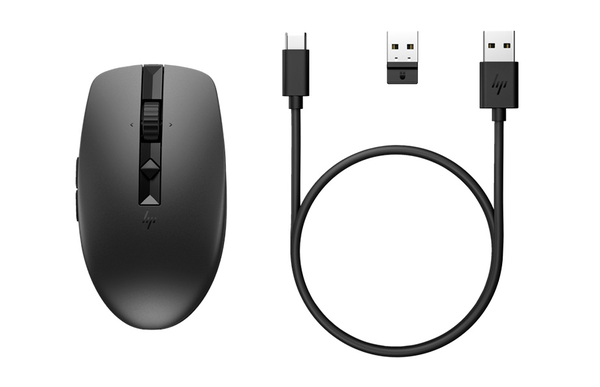 Chuột không dây HP 710 Rechargeable Silent Black Bluetooth (6E6F2AA)