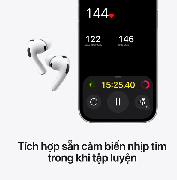 Tai nghe Bluetooth Apple AirPods Pro 3 2025 Type-C | Chính hãng (MFHP4ZP/A)