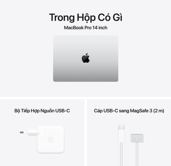 MacBook Pro M4 14 inch 12 CPU / 16 GPU / 48GB RAM / 512GB - Chính hãng VN