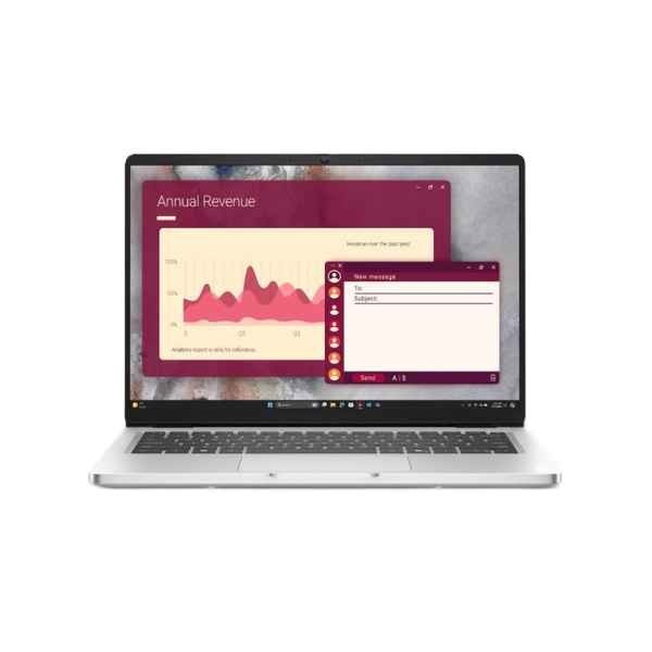 Laptop Dell Pro 14 PC14250 42LTU7PC14250 (Ultra 7 255U/1 x 16GB DDR5/ 512GB SSD/14 inch FHD+/Win 11 Pro/Bạc)