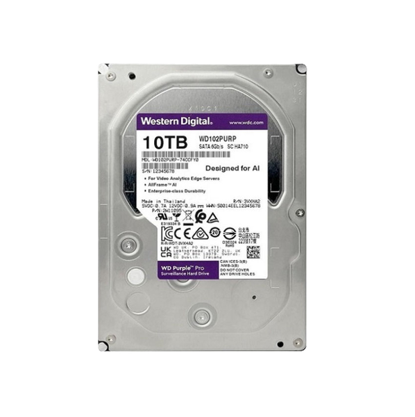 Ổ cứng HDD WD Purple Pro 10TB 3.5