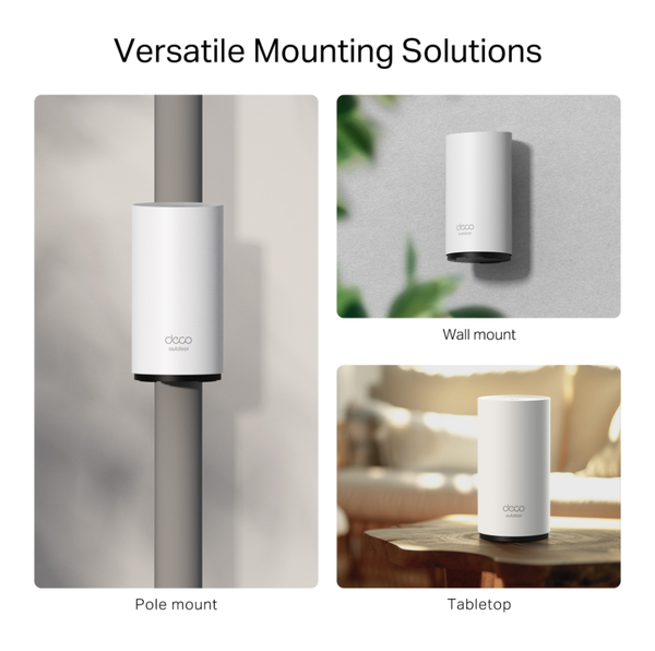 Deco BE25-Outdoor Router Mesh WiFi 7 Ngoài trời/Trong nhà BE5000