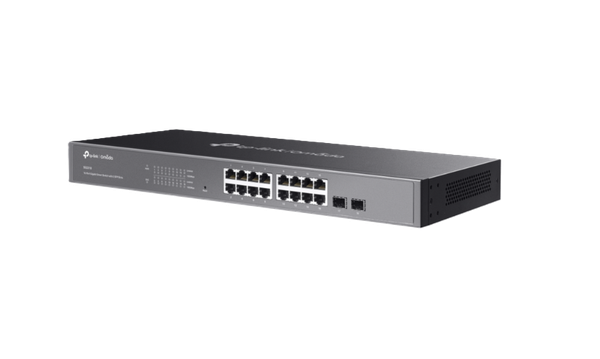 Switch TP-Link TL-SG2218 (Gigabit (1000Mbps)/ 16 Cổng/ 2 SFP/ Smart Switch/ Vỏ Thép)