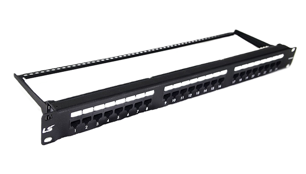 Patch panel LS 24-port 1U Empty Cat5e (LS-PP-24P-E-LWM)