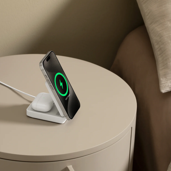 Đế sạc Anker Maggo gập 3 in 1 1C 15W kèm củ sạc + Cáp B2557