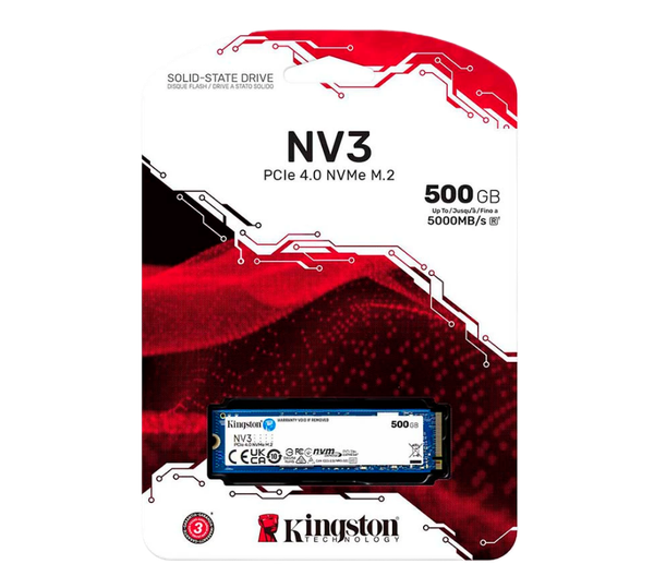 Ổ cứng SSD Kingston NV3 500GB PCIe 4.0 x4 M.2 NVMe (SNV3S/500G)