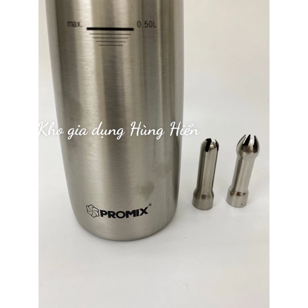 Bình Xịt Kem Tươi Promix CW-500 - Hàng Chính Hãng - Bảo Hành 12 Tháng