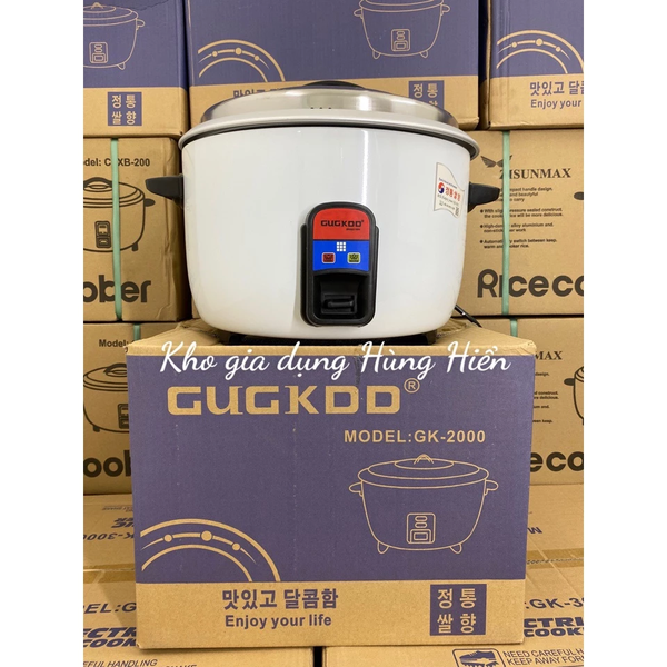 Nồi cơm điện công nghiệp cỡ to GUGKDD GK 13L-25L-30L-45L -Hàng chính hãng - Bảo hành 12 tháng