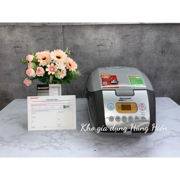Nồi cơm điện Sharp KS-COM19V-G 1.8 lít - Hàng chính hãng
