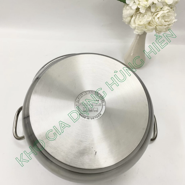 Bộ Nồi Luộc Gà Nắp Inox FIVESTAR 26CM/28CM/30CM/32CM - Hàng Chính Hãng