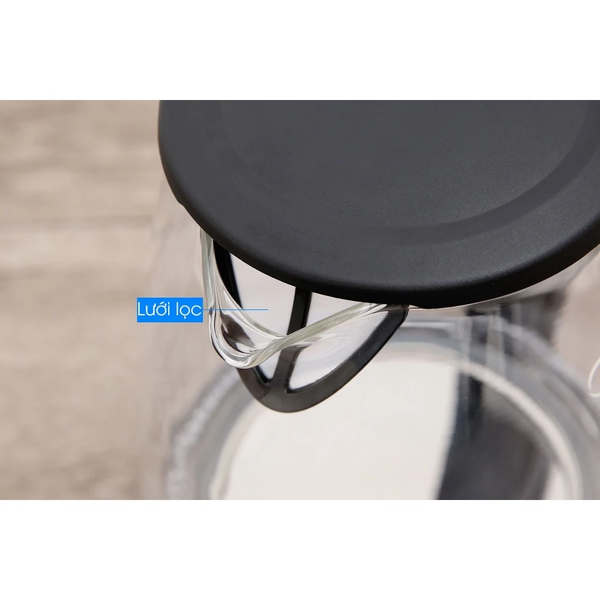 Ấm Siêu Tốc Thủy Tinh Midea MK-18GC (Bình Siêu Tốc, Ấm Đun Siêu Tốc Dung Tích 1.7L, Công Suất 1800W