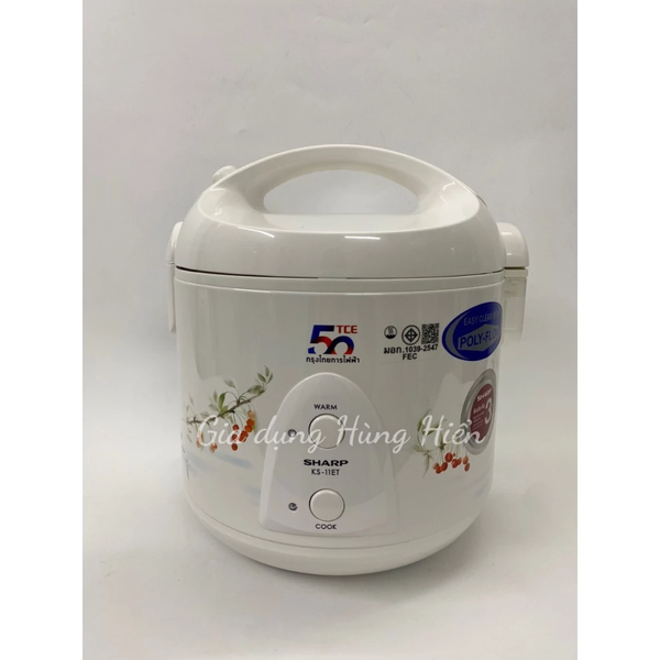 Nồi cơm Sharp KS-11ET 485W dung tích 1L - Hàng chính hãng bảo hành 12 tháng.
