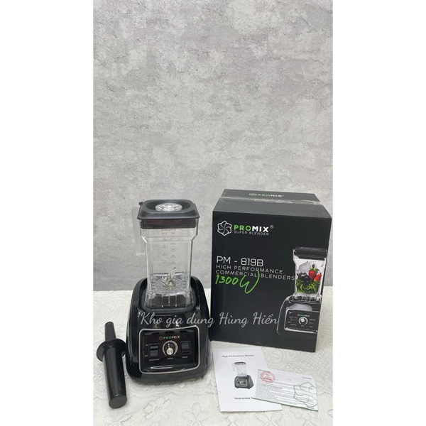 Máy xay sinh tố công nghiệp PROMIX - PM819B Công suất 1300W Dung tích 1.5l - Hàng chính hãng Bảo hành 36 tháng
