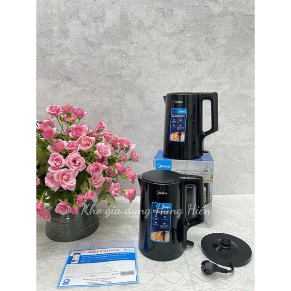 Ấm siêu tốc midea MK-1523DD - Công suất 2150W - Dung tích 1.7L - Bảo hành 12 tháng