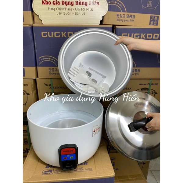 Nồi cơm điện công nghiệp cỡ to GUGKDD GK 13L-25L-30L-45L -Hàng chính hãng - Bảo hành 12 tháng