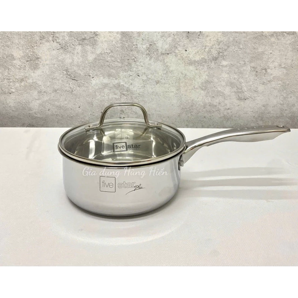 Bộ 3 Nồi Inox 304 Fivestar FB-B3002 Đáy Liền Thân- Kích thước 18cm/20cm/24cm - Bảo Hành Chính Hãng 24 Tháng