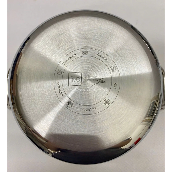 Bộ 3 Nồi Inox 304 Fivestar FB-B3002 Đáy Liền Thân- Kích thước 18cm/20cm/24cm - Bảo Hành Chính Hãng 24 Tháng