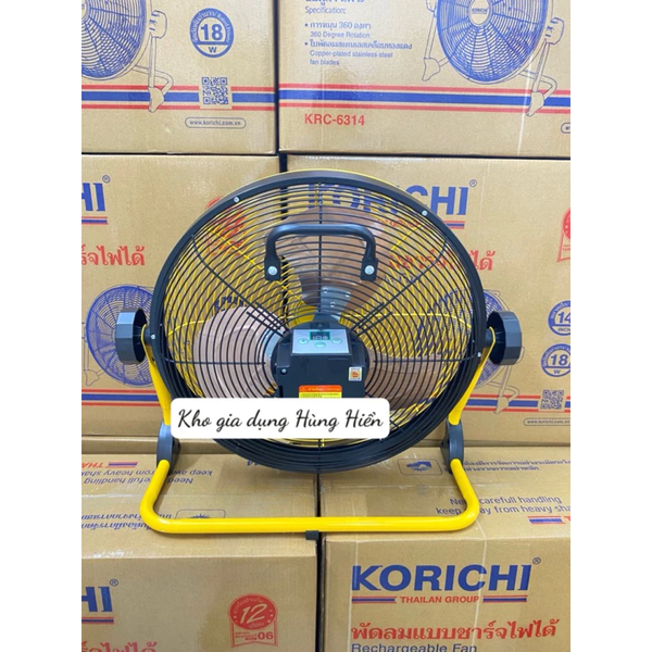 QUẠT TÍCH ĐIỆN KORICHI KRC-6314 - HÀNG CHÍNH HÃNG