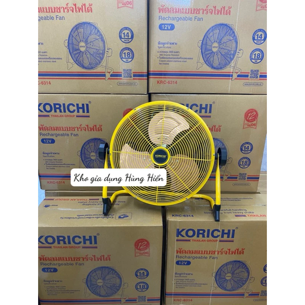 QUẠT TÍCH ĐIỆN KORICHI KRC-6314 - HÀNG CHÍNH HÃNG