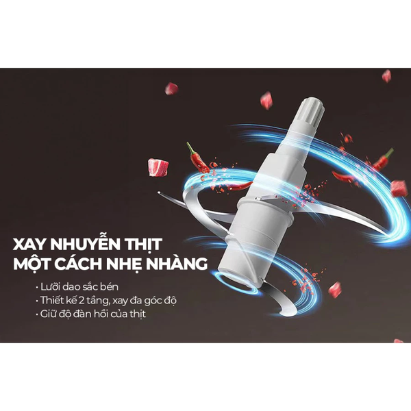 Máy xay thịt đa năng Sunhouse SHD5412 - Công suất 300W - 2 chế độ - Bảo hành chính hãng 12 tháng