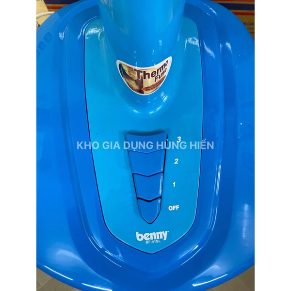 Quạt Lửng Benny BF- 41SL Xanh biển - Công suất 60W - Tiết kiệm điện - Bảo hành chính hãng 24 tháng