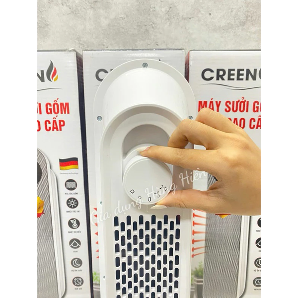 Máy Sưởi Gốm Creen - Công Suất 2200W - Bảo Hành Chính Hãng 12 tháng