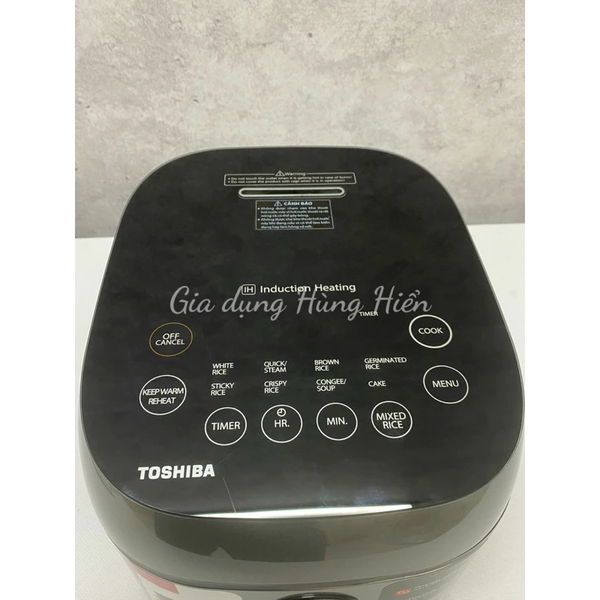 Nồi cơm điện cao tần Toshiba RC-10IP1PV, RC-18IP1PV dung tích 1L, 1.8L - Hàng chính hàng bảo hành 12 tháng.IX1PV & RC-18IX1PV dung tích 1L & 1.8L - Bảo hành chính hãng 12 tháng