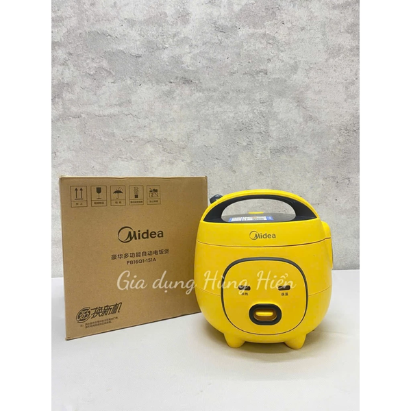 Nồi cơm điện mini Midea 0.6 lít FB161Q1-151A/ FB16M161 Vàng - Hàng chính hãng bảo hành 12 tháng.