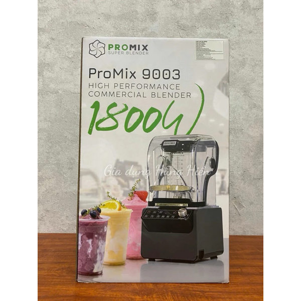 Máy Xay Sinh Tố Công Nghiệp PROMIX 9003 Dung Tích 2l, Công Suất 1800W - Hàng Chính Hãng - Bảo Hành 36 Tháng