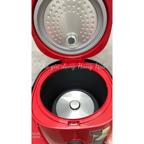 NỒI CƠM ĐIỆN SUNHOUSE SHD8611R - DUNG TÍCH 1.8L - CÔNG SUẤT 700W - HÀNG CHÍNH HÃNG BẢO HÀNH 12 THÁNG