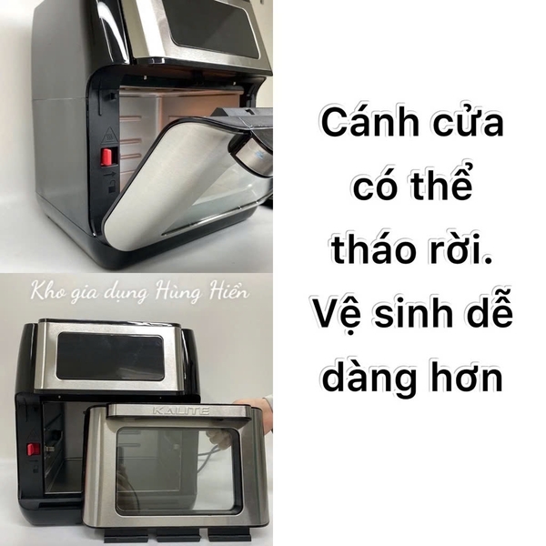 Nồi chiên không dầu Kalite Q10 - Dung tích 10 lít - Công suất 1800W - Hàng chính hãng bảo hành 24 tháng