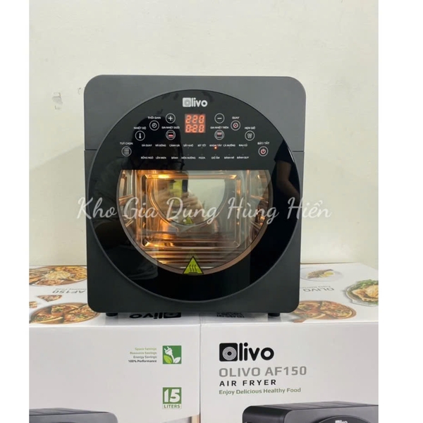 Nồi chiên không dầu Olivo AF150 - Dung Tích 15 lít - Công suất 2500W - Hàng chính hãng bảo hành 24 tháng