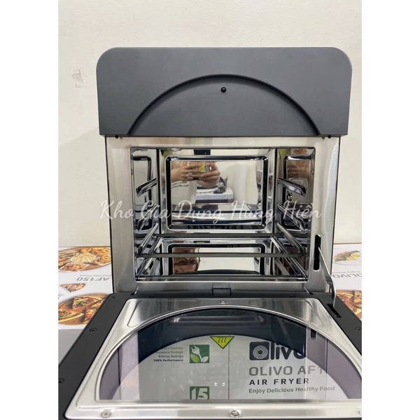 Nồi chiên không dầu Olivo AF150 - Dung Tích 15 lít - Công suất 2500W - Hàng chính hãng bảo hành 24 tháng