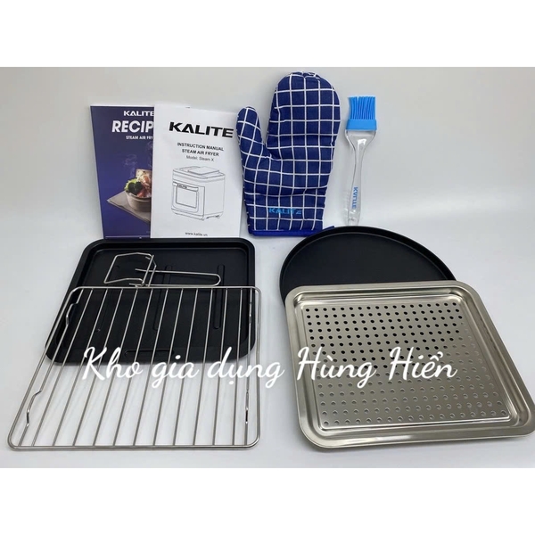 Nồi Chiên Không Dầu Hơi Nước Kalite Steam X - Dung Tích 15 lít - Công suất 1635W - Hàng Chính Hãng Bảo Hành 24 Tháng
